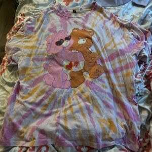 Tie-Dye Bear Graphic T-Shirt